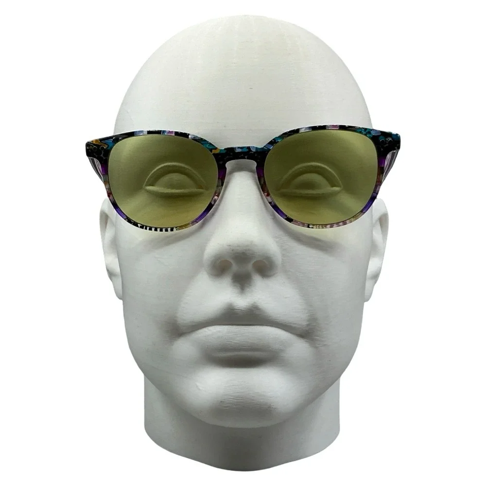 Outspoken Nederland OA2103 C5 Eyeglasses Purple Multi Color Round 50-19-140